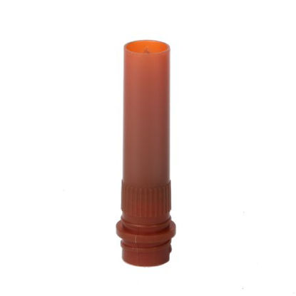 Picture of Microcentrifuge Tube Conical Bottom, Skirted Plain 2 mL Amber Screw Cap Polypropylene Tube4204A