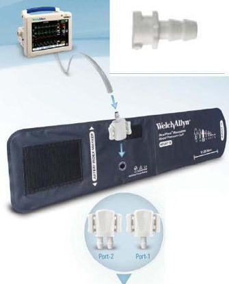 Picture of Blood Pressure Cuff FlexiPort® Adult Arm Large Cuff 32 - 43 cm Nylon CuffREUSE-12L-1MQ