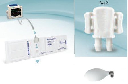 Picture of Blood Pressure Cuff and Bulb FlexiPort® Adult Arm Size 11 Cuff 25 - 34 cm Cloth Fabric CuffSOFT-11L-2BV