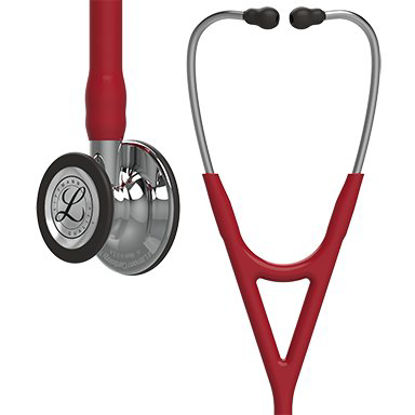 Picture of Cardiology Stethoscope 3M™ Littmann® Burgundy 2-Tube 27 Inch Tube Double-Sided Chestpiece6170