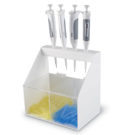 Picture of Pipette Workstation 165 X 244 X 246 mm, Opaque on Sides with Clear Front and Bin Lids For use Pipettes and Pipette TipsHS234631