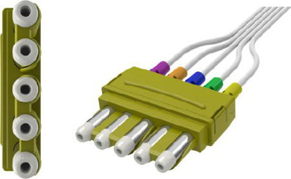 Picture of Leadwire 50 Inch, Universal, 5-Leads, With Shielded Ribbon Cable and CombinerYMDLW5SVP