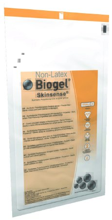 Picture of Surgical Glove Biogel® Skinsense™ Size 7 Sterile Pair Polyisoprene Extended Cuff Length Fully Textured Ivory Not Chemo Approved31470