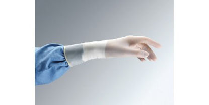 Picture of Surgical Glove GAMMEX® Non-Latex Sensitive Size 7.5 Sterile Pair Polychloroprene Extended Cuff Length Smooth Cream Chemo Tested20277275