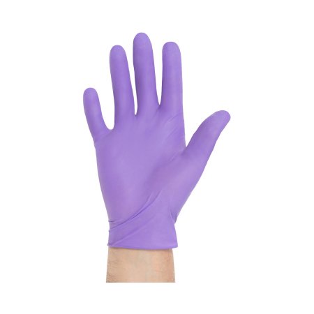Picture of Exam Glove Purple Nitrile-Xtra™ Medium Sterile Pair Nitrile Extended Cuff Length Textured Fingertips Purple Chemo Tested14261