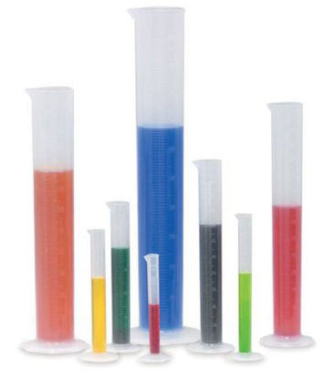 Picture of Graduated Cylinder Hexagonal Base Polypropylene 100 mL9247