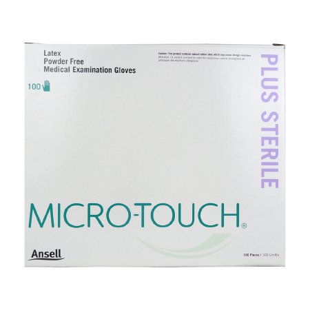 Picture of Exam Glove Micro-Touch® Plus Small Sterile Single Latex Standard Cuff Length Fully Textured Ivory Not Chemo Approved6016001