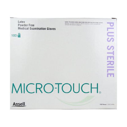 Picture of Exam Glove Micro-Touch® Plus Small Sterile Single Latex Standard Cuff Length Fully Textured Ivory Not Chemo Approved6016001