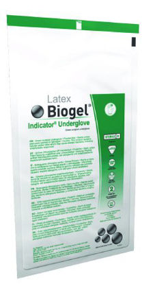 Picture of Underglove Biogel® Indicator™ Size 7 Sterile Pair Latex Smooth Green31270