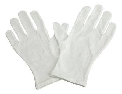 Picture of Infection Control Glove Grafco® Small / Medium Cotton White NonBeaded Cuff NonSterile9665