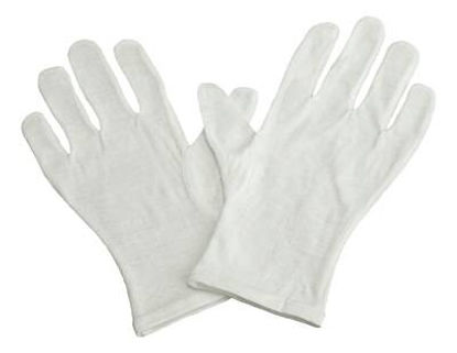 Picture of Infection Control Glove Grafco® Small / Medium Cotton White NonBeaded Cuff NonSterile9665