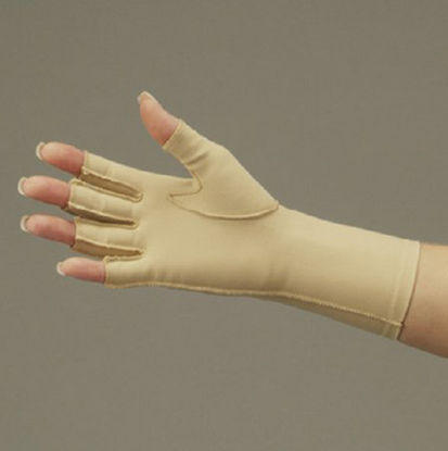 Picture of Compression Gloves Open Finger Large Over-the-Wrist Right Hand Stretch Fabric902LR