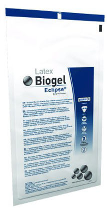 Picture of Surgical Glove Biogel® Eclipse™ Size 6.5 Sterile Pair Latex Extended Cuff Length Micro-Textured Straw Not Chemo Approved75265