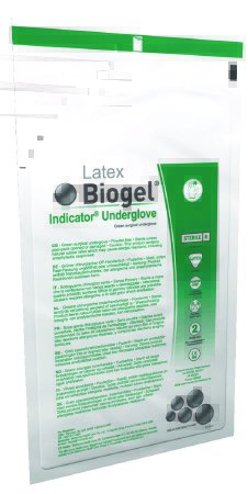 Picture of Underglove Biogel® Indicator™ Size 9 Sterile Pair Latex Smooth Green31290