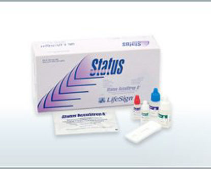 Picture of Rapid Test Kit Status Infectious Disease Immunoassay Strep A Test Throat Swab Sample 25 Tests34025