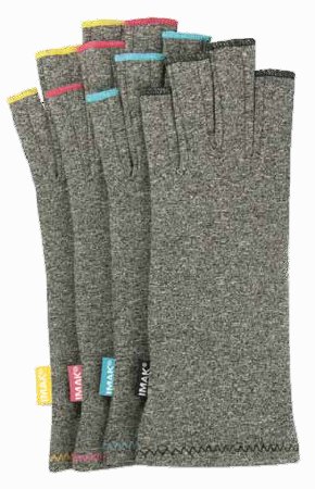 Picture of Arthritis Glove IMAK® Compression Open Finger X-Small Over-the-Wrist Hand Specific Pair Cotton / Lycra®A20173
