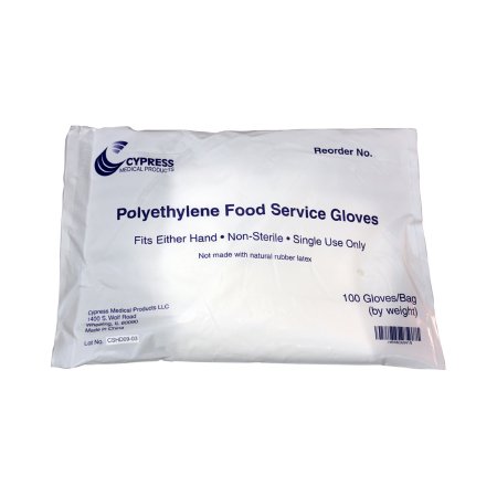 Picture of Food Service Glove Food Guard® Large Textured Grip Clear Polyethylene26-06