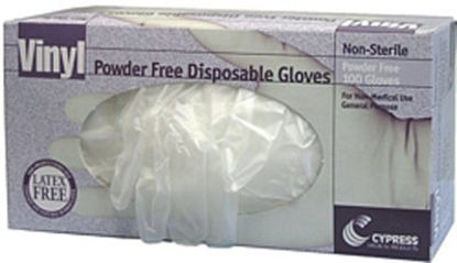 Picture of General Purpose Glove McKesson Large Vinyl Translucent Beaded Cuff NonSterile25-67
