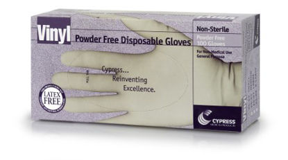 Picture of General Purpose Glove Small Vinyl Translucent Beaded Cuff NonSterile25-63