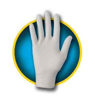 Picture of Utility Glove Kleenguard® G10 Small Nitrile Gray 241 mm Beaded Cuff NonSterile97821