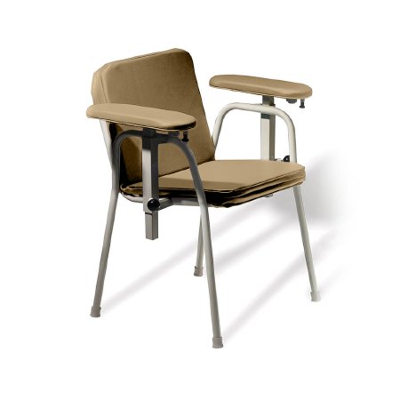 Picture of Blood Drawing Chair Ritter® 281 Double Fixed Armrest Sandy Retreat281-011-850