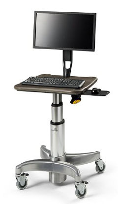 Picture of Midmark® Workstation Secure Laptop Workstation with Mouse Tray Without Drawers Without Shelves6218-001-874