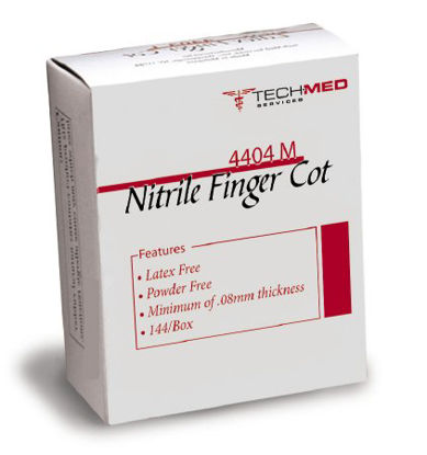 Picture of Finger Cot X-Large 2-1/2 Inch Length Powder Free Nitrile NonSterile4404XL