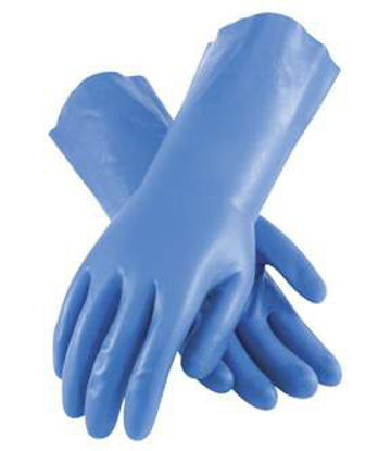 Picture of Utility Glove PIP™ Assurance™ Unsupported Large Nitrile Blue 13 Inch Straight Cuff NonSterile19152513