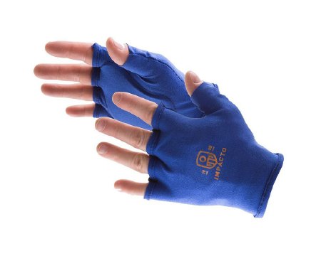 Picture of Impact Glove IMPACTO® Glove Liner Fingerless Large Blue Left Hand501-00L-LGE