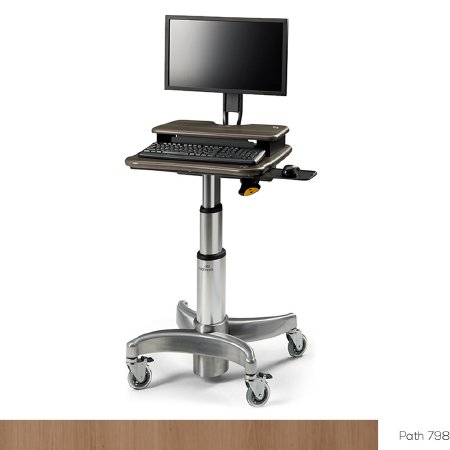 Picture of Midmark® Workstation Secure Laptop Workstation with Mouse Tray Without Drawers Without Shelves6219-001-798