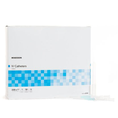 Picture of Peripheral IV Catheter McKesson 22 Gauge 1 Inch Without Safety6048