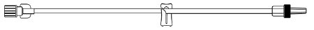 Picture of Extension Set McKesson 7 Inch Tubing Without Ports 0.2 mL Priming Volume DEHP-FreeMS401