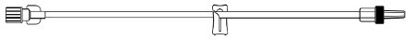Picture of Extension Set McKesson 7 Inch Tubing Without Ports 0.2 mL Priming Volume DEHP-FreeMS401