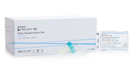 Picture of Infusion Set McKesson Prevent® 23 Gauge 3/4 Inch 12 Inch Tubing Without Port4666