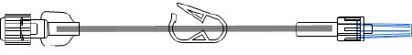 Picture of Extension Set McKesson 14 Inch Tubing Without Ports 0.48 mL Priming Volume DEHP-FreeMS403
