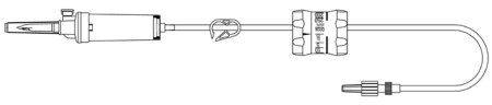 Picture of Primary Administration Set MedStream 20 Drops / mL Drip Rate 92 Inch Tubing Without PortsMS755