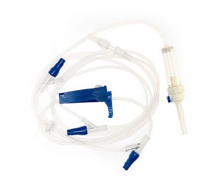 Picture of Primary Administration Set McKesson 10 Drop / mL Drip Rate 110 Inch Tubing 3 PortsTCBINF6537-A