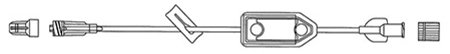 Picture of Extension Set McKesson 10 Inch Tubing Without Ports 3.4 mL Priming Volume DEHP-FreeMS422