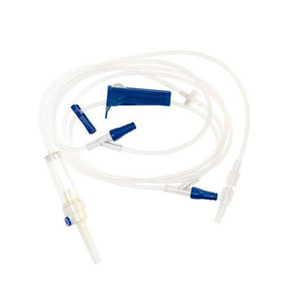 Picture of Primary Administration Set McKesson 10 Drop / mL Drip Rate 97 Inch Tubing 2 PortsTCBINF6519-A