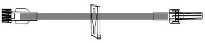 Picture of Extension Set McKesson 7 Inch Tubing Without Ports 1.3 mL Priming VolumeMS433