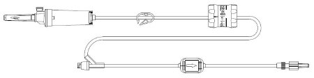 Picture of Primary Administration Set MedStream 20 Drops / mL Drip Rate 84 Inch TubingMS955E