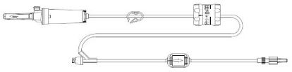 Picture of Primary Administration Set MedStream 20 Drops / mL Drip Rate 84 Inch TubingMS955E