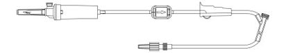Picture of Primary Administration Set MedStream 20 Drops / mL Drip Rate 108 Inch Tubing 1 PortMS716P