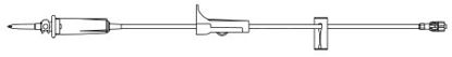 Picture of Primary Administration Set BBraun 15 Drops / mL Drip Rate 79 Inch TubingV1402