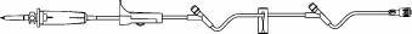 Picture of Primary Administration Set BBraun 60 Drops / mL Drip Rate 106 Inch Tubing 2 PortsV1426