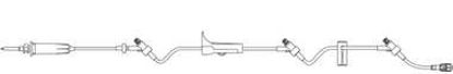 Picture of Primary Administration Set Caresite® 15 Drops / mL Drip Rate 112 Inch Tubing 3 Ports354205