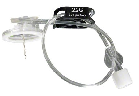Picture of Huber Needle Infusion Set Surecan™ Safety II 22 Gauge 3/5 Inch 7-1/2 Inch Tubing Without Port4447010-02