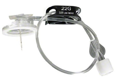 Picture of Huber Needle Infusion Set Surecan™ Safety II 22 Gauge 3/5 Inch 7-1/2 Inch Tubing Without Port4447010-02