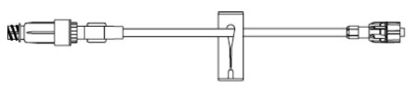 Picture of Extension Set 6 Inch Tubing 1 Port 1.0 mL Priming Volume DEHP-Free473447