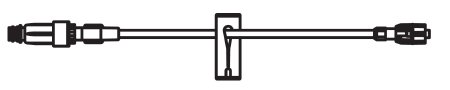 Picture of Extension Set 8 Inch Tubing 1.6 mL Priming volume DEHP-Free352244